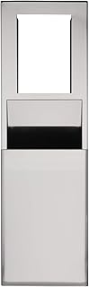 Recessed Trash Receptacle for 16" Cavities by GP PRO (Georgia-Pacific) – 17.2" L x 7.75" W x 56" H, 12.0 gallons, Stainless Steel, Model 59491