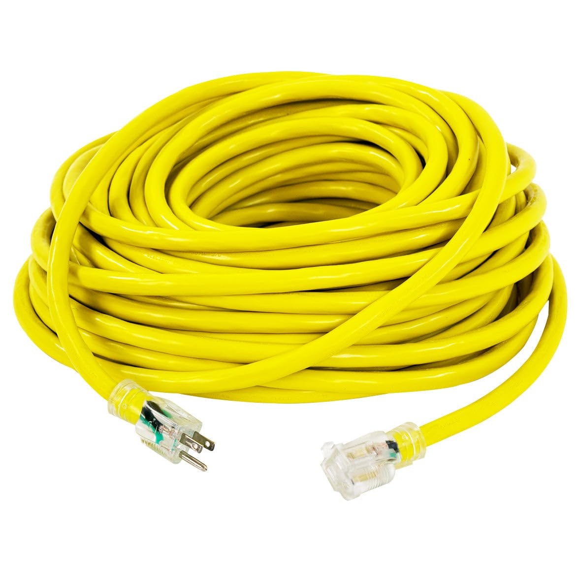 Outdoor Extension Cord by DuroMax – XPC10100A, pvc, Yellow, Model XPC10100A