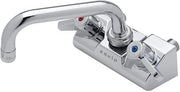 T&S Brass 5F-4WLX06 Equip 4" Wall Mount Faucet with 6" Swing Nozzle, 2.2GPM Aerator