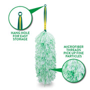 17 Inch Microfiber Duster | Effective Dust Wand for Cleaning All Surfaces | Anti-Static by Pine-Sol – 17 inches, Microfiber, Green, Model PNS-76237
