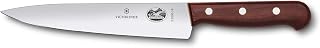 Victorinox Wood Tranchiermesser mit Glattem Schliff, Extra Scharfe Klinge, 19 cm, Rostfreier Stahl, Wood Handle