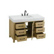 Elegant Kitchen and Bath 48" Single Bathroom Vanity in Honey Brown by Elegant Lighting – unspecified, Wood, Honey Brown, Model VF60648MHB