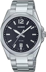 Casio MTP-E725D-1AV Men's Analog Watch with Black Dial