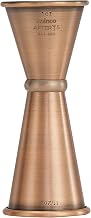 Winco 1 oz / 1 1/2 oz Copper After 5 Stainless Steel Jigger