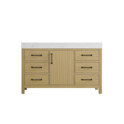 Elegant Kitchen and Bath 54" Single Bathroom Vanity in Honey Brown by Elegant Lighting – unspecified, Wood, Honey Brown, Model VF60654MHB