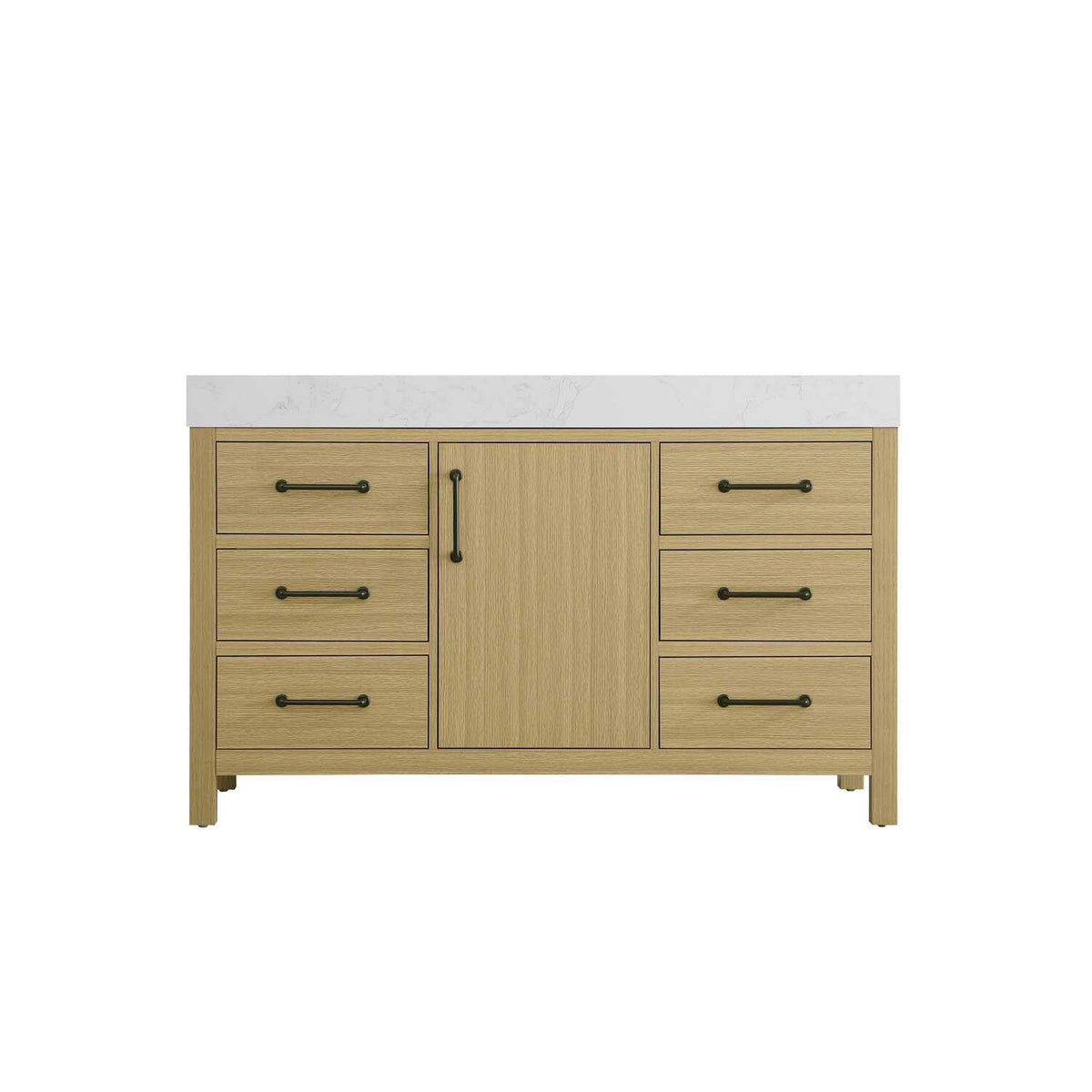 Elegant Kitchen and Bath 54" Single Bathroom Vanity in Honey Brown by Elegant Lighting – unspecified, Wood, Honey Brown, Model VF60654MHB