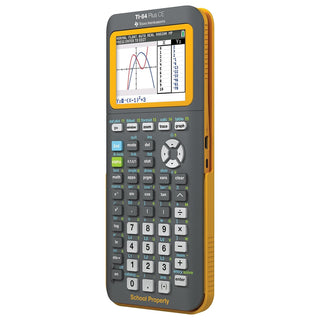 TI- 84Plus CE Teacher's 10 Pack Graphing Calculator by Texas Instruments – Small, Plastic, Black, Orange, Model 84PLCE/TPK/2L1