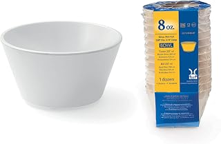 G.E.T. SP-BC-007-W White 8 oz. Bowl, Melamine (Pack of 12)