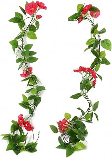 Artificial Flower Garland Morning Vine, Artificial Flower Garland - Pipe Covering, Made from Textile, Style to 1