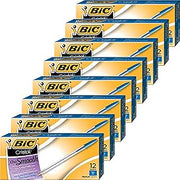 BIC Cristal Xtra Smooth Ball Pen 12-Count Medium Point 1.0mm Blue, 8-DOZEN (MS11BE) New