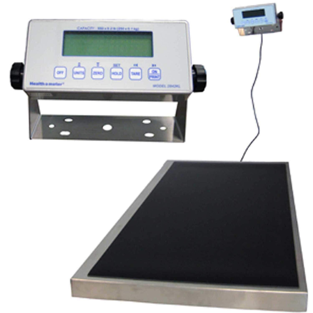 Large Platform Digital Scale by Health o meter – Universal, Rubber, Red, Model 2842KL