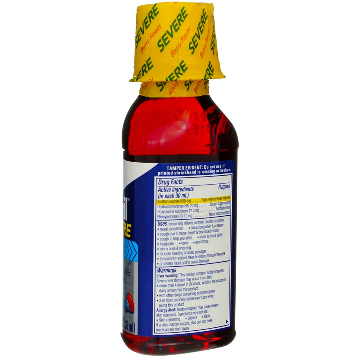 NyQuil Severe Cold & Flu Nighttime Relief (Case of 12) by Vicks – Pack of 12