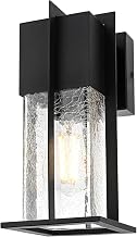 Janney One Light Outdoor Wall Sconce Black