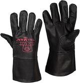 Tillman 44-L Large Top Grain Kidskin TIG Welding Gloves, Black