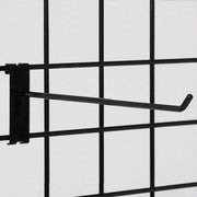 12" Grid Hook by Retail Resource – Wire, Black, Model GH12B