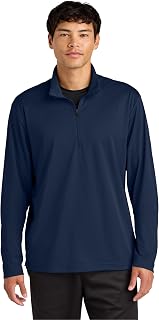 SPORT-TEK Unisex Micropique Sport-Wick Quarter Zip | Moisture Wicking Pullover for Men and Women, Lightweight Jacket