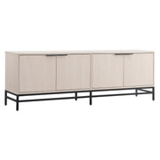 Henn&Hart Beech White / 70" Wide / Transitional Television Stands & Entertainment Centers