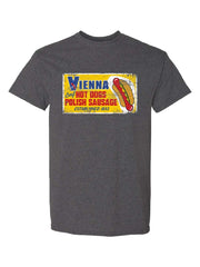 Retro Shirt (Slate Gray) (Large) by Vienna Beef – Large, Cotton, Gray
