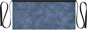 Blue Pattern Waist Apron with 3 Pockets Waiter Server Short Aprons 25.2x11.8 Inch Stain Resistant Apron for Kitchen Garden Restaurant 1 Pack
