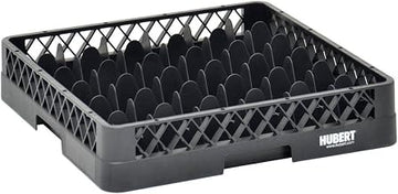 Vollrath Traex Black Plastic 36 Compartment Dishwashing Base Rack - 19 3/4"L x 19 3/4"W x 4"H