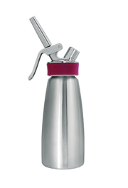 iSi North America Six - 1 Pint / Stainless Steel/Red / Gourmet Whipper Cream Chargers & Whippers
