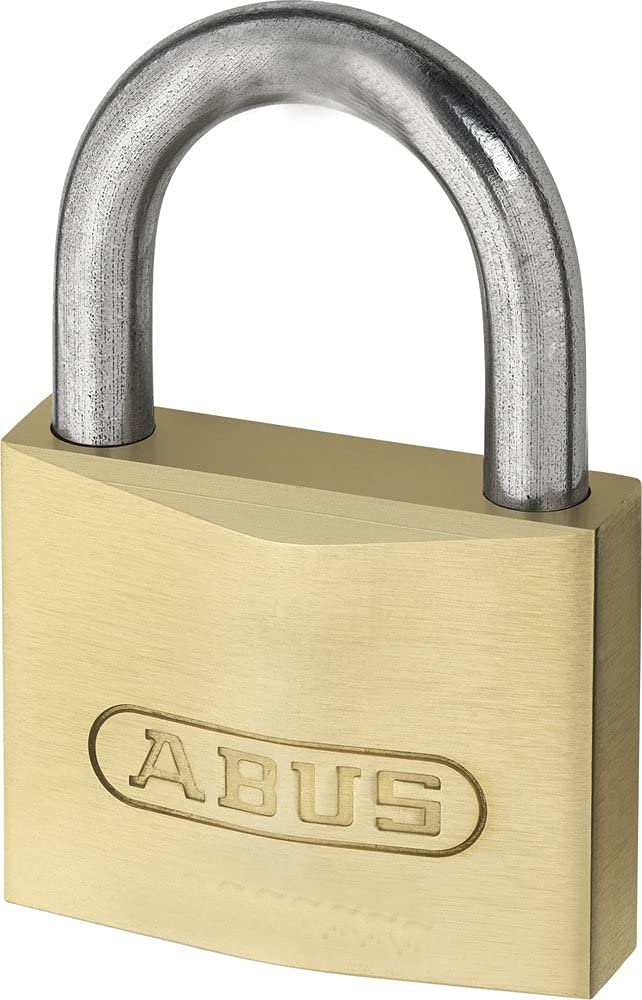 Brass Padlock 65IB/40 KA by ABUS – Brass, Brown, Model 12536