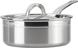 Hestan ProBond Forged - Professional Clad Stainless Steel Sauce Pan, 2 Quart, Induction Compatible