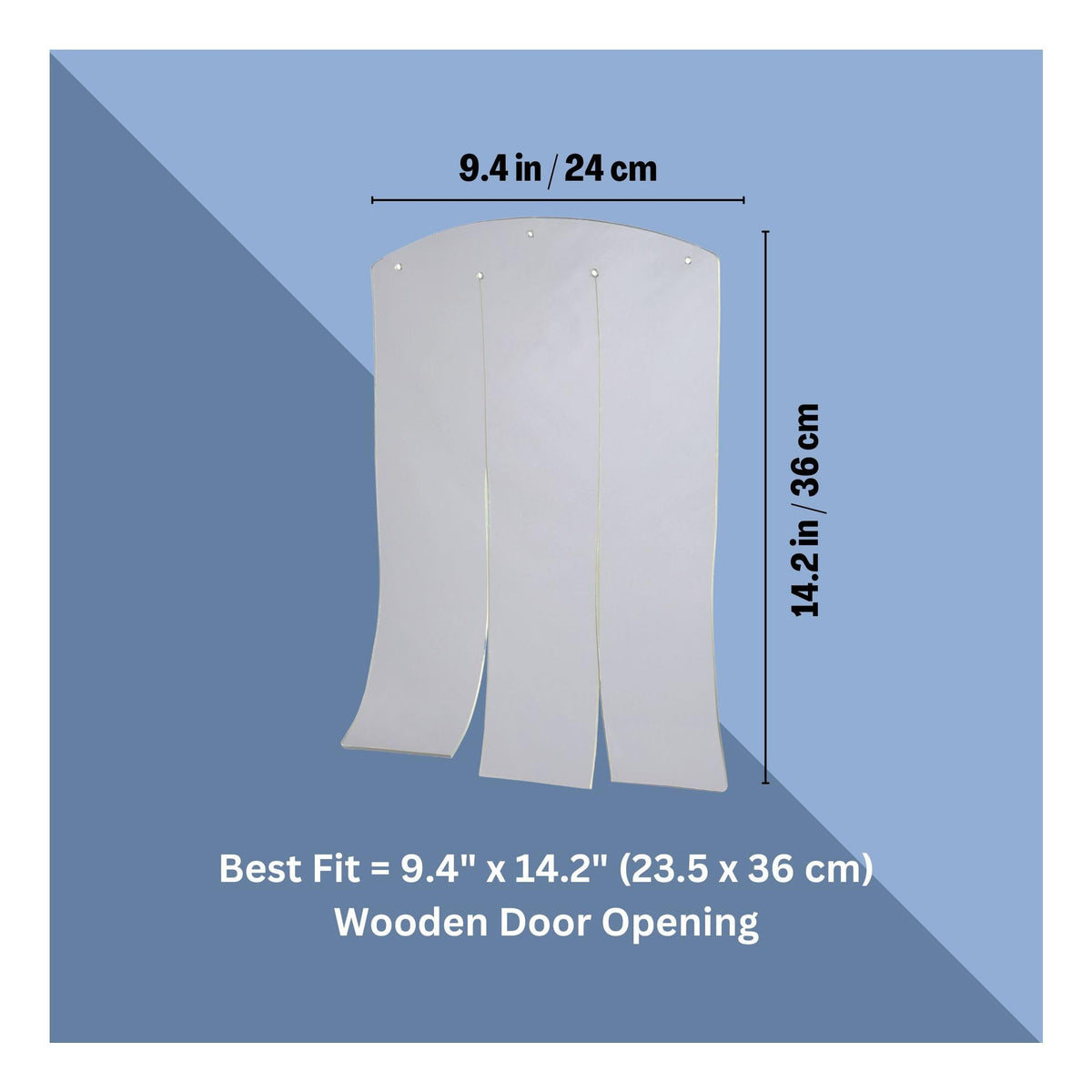 TRIXIE 9.4 x 14.2 inch / Clear Plastic / 1 Doors