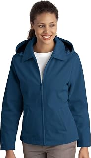 Port Authority Women's Professional Hood Jacket_millenium blue/navy_XS