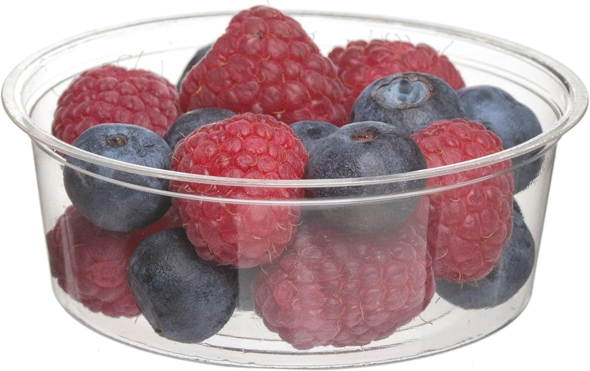 Eco-Products 2 oz Plastic Portion Cup (Case of by Rubbermaid – 2.0 ounces, Plastic, clear, Pack of 2000, Model EP-PC200