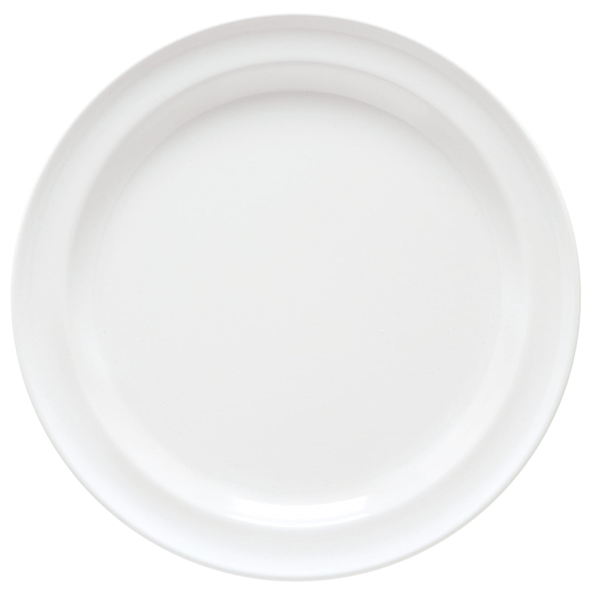 G.E.T. Supermel I White 6-1/2" Melamine Salad Plate by GET – Large, Melamine, White, Pack of 48, Model DP-506-W