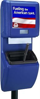 Commercial Zone Vue-T-Ful Blue Trash Can, Plastic, Open-Top
