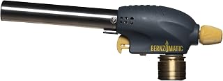 Bernzomatic QuickFire Outdoor Torch, High Output, Wind-Resistant Propane Hand Torch for Lighting Campfires, Grills, Smokers, Fire Pits, and other Outdoor Gatherings (WT3301) | High Output Adjustable Torch for Camping, Grills, Smokers, Fire Pits & Weed Burner | Trigger Start Lighter | Durable Design