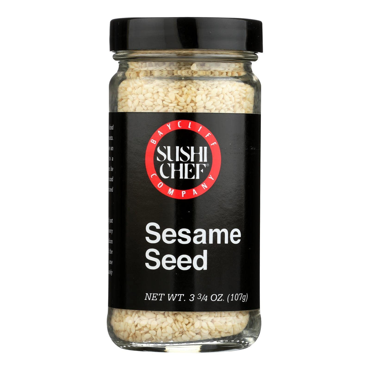 Sesame Seeds - 3.75 Ounce -- 12 per case by Sushi Chef – Commercial Grade