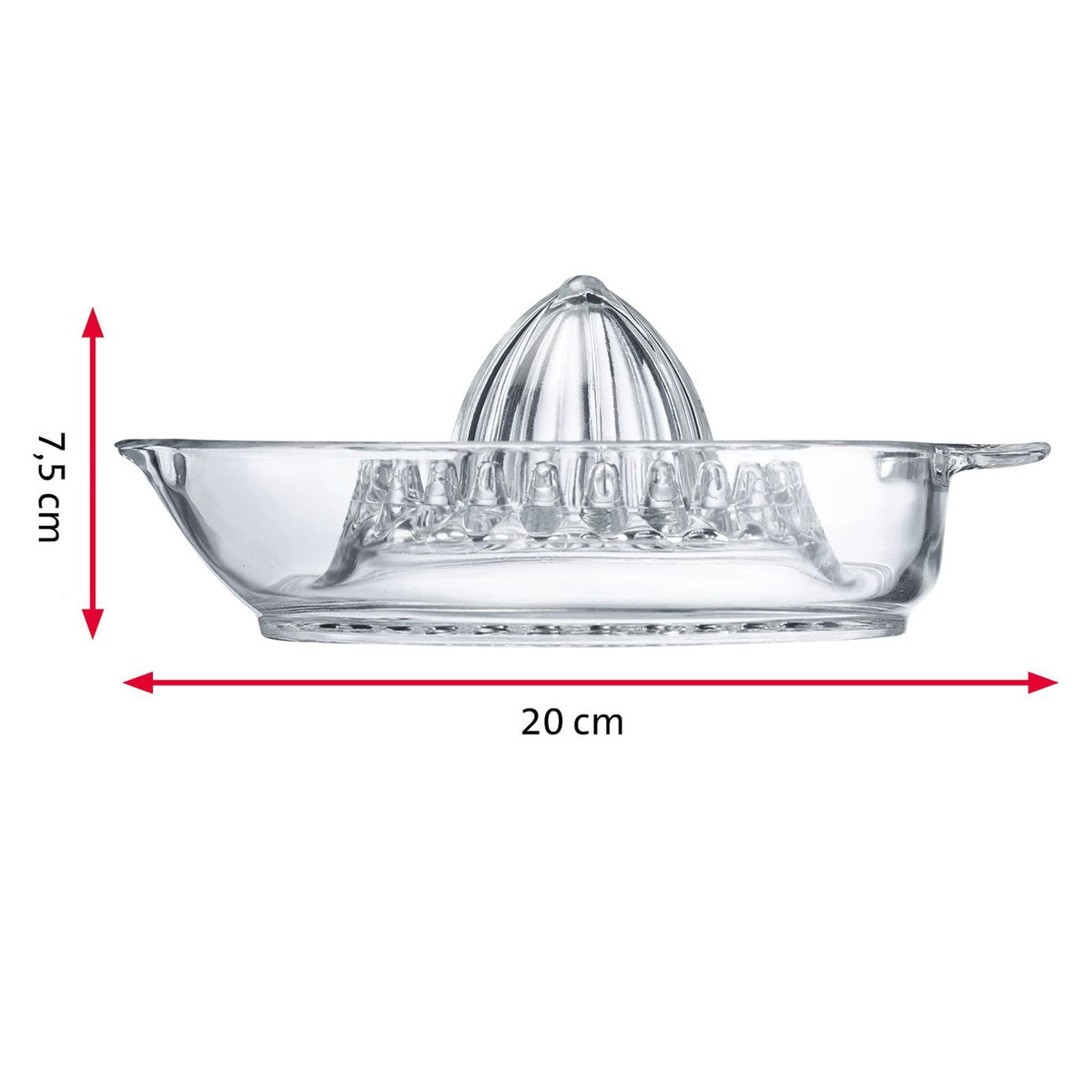 Citrus Juicer by Westmark – individual, 250 milliliters, Glass, Transparent, Model 30822260