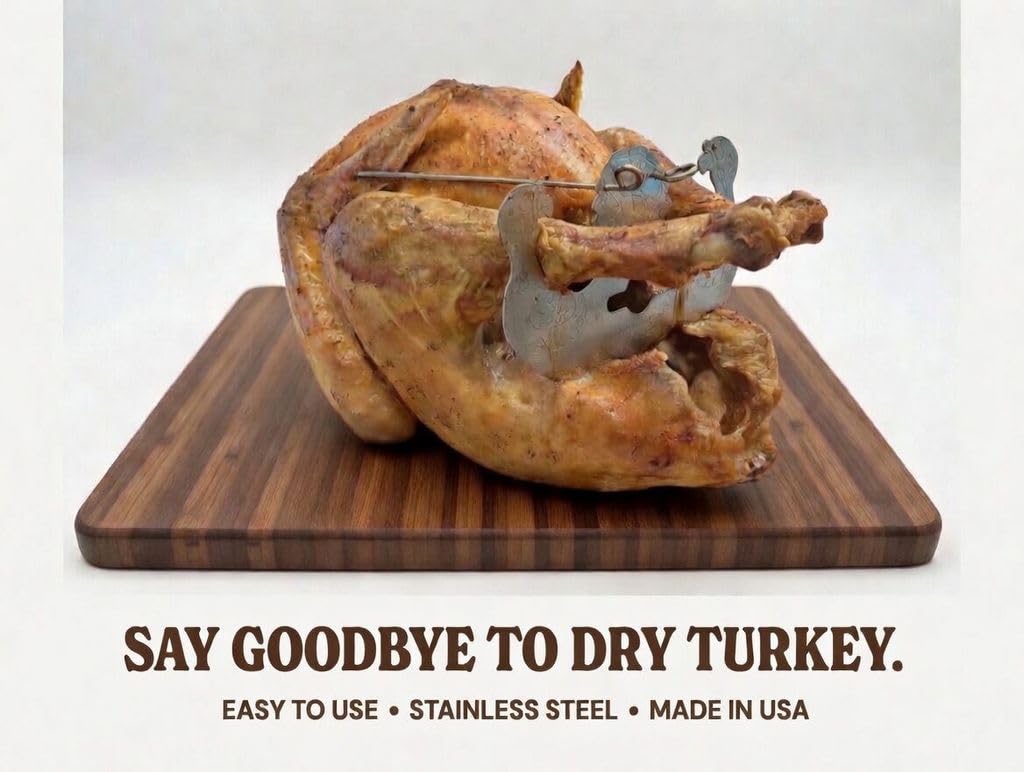 Turbo Trusser Turkey Trusser, Stainless Steel, Silver