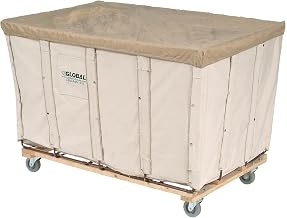 Global Industrial Canvas Basket Bulk Truck, 24 Bushel