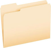Pendaflex Essentials File Folders, Letter Size, 1/3 Cut, Manila, 100 per Box (752 1/3)