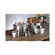 Bowls, 6" Length x 6" Width, Silver by American Metalcraft – 6", 16.0 ounces, Stainless Steel, Silver, Model DWB6