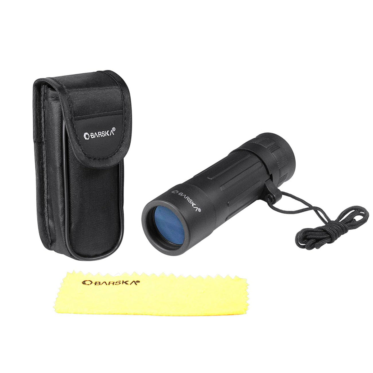 Lucid 10x25 Monocular Binocular (Black) by Barska – 10x25mm, Black, Model AA10310