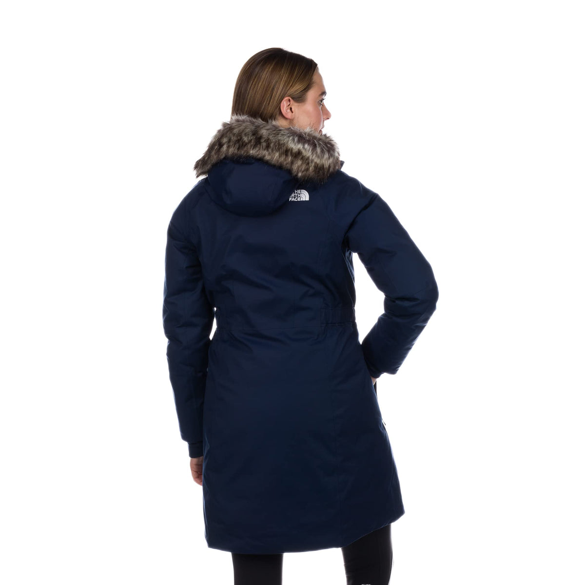 Jump Down Parka Womens Jacket Summit Navy Small by The North Face – Small, Faux Fur, Summit Navy, Model NF0A5G6G8K2