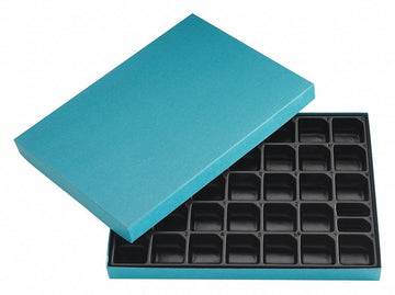 Letter Board Storage Box for Letters by Ghent – Plastic, Blue
