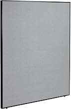 Global Industrial Office Partition Panel, 48-1/4"W x 96" H, Gray