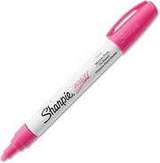 Sharpie Oil-Based Paint Marker, Medium Point, Pink, 1 Count - Great for Rock Painting