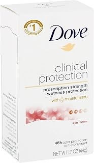 Dove Clinical Protection Antiperspirant & Deodorant, Skin Renew 1.7 oz (Pack of 3)