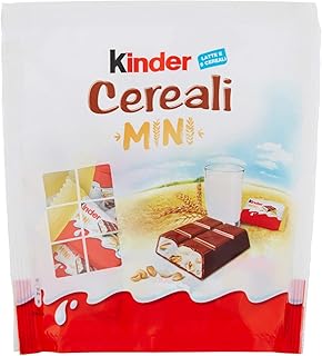 MINI KINDER CEREALI CIOCCOLATO BARRETTE INCARTATE T. 20 MINI BUSTA DA 107 GR