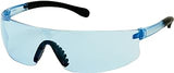 Pyramex Provoq Safety Eyewear Blue Mirror Lens Black Temples