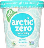 Arctic Zero Salted Caramel Ice Cream, 16 Fluid Ounce - 8 per case.
