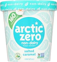 Arctic Zero Salted Caramel Ice Cream, 16 Fluid Ounce - 8 per case.
