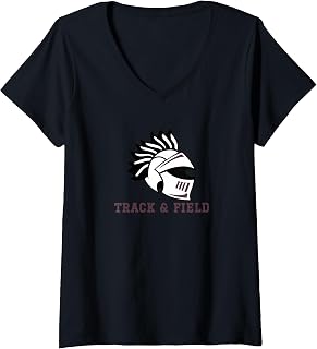 Women's Curtis High School Warriors Track & Field V-Neck T-Shirt